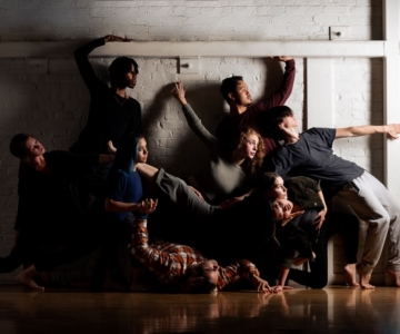 Dancers posed together