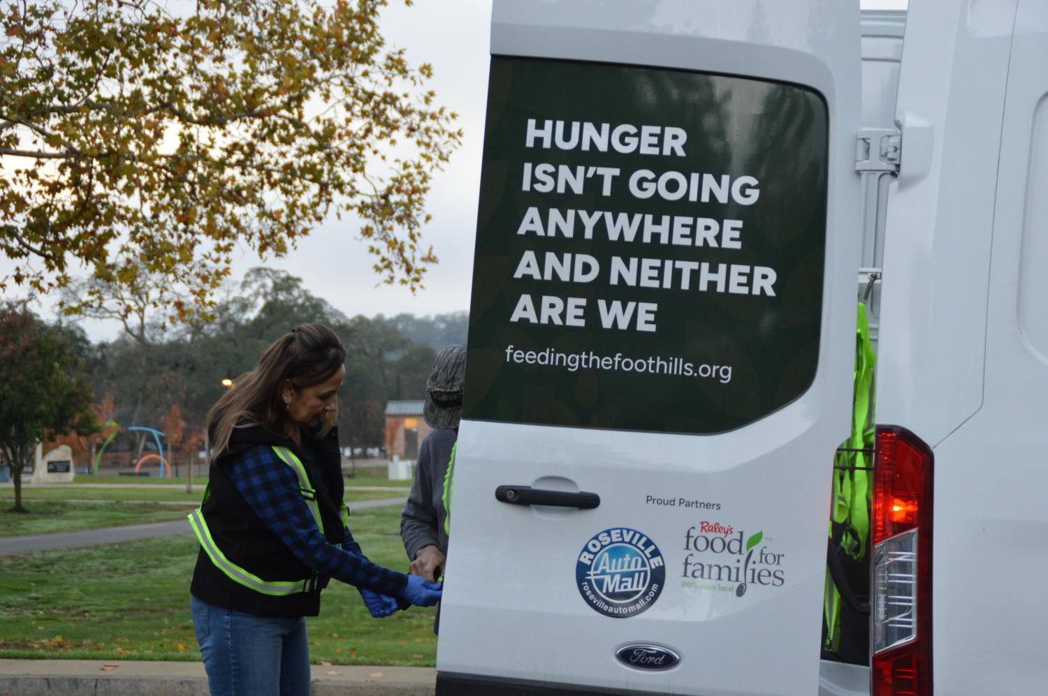 Hunger van and worker